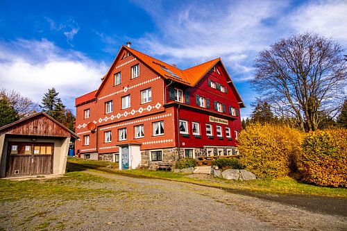 Herfstwandeling door de Spittergrund bij Tambach-Dietharz naar de waterval