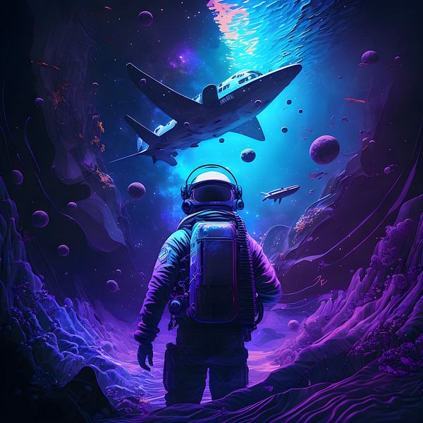 L'expérience d'un astronaute par Gapran Art