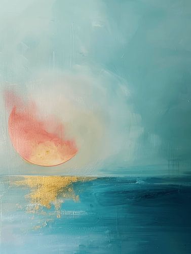 Sonnenuntergang in Pastellfarben