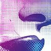 Explosion des Pop: Lippen im Halbton von Color Square
