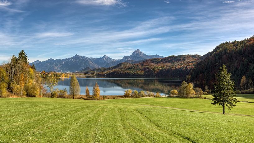 Weissensee bij Füssen in de Allgäu regio van Michael Valjak