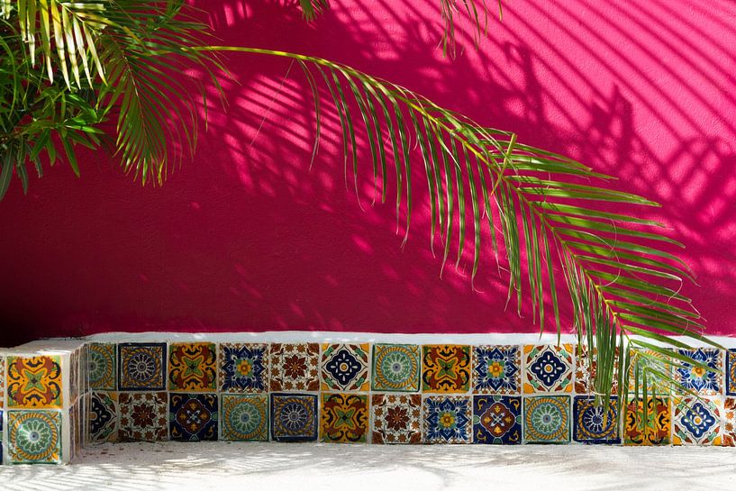 Mur joyeux à Tulum, Mexique par Xulé Bogers