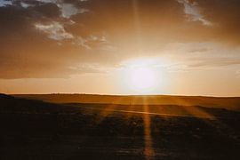 Coucher de soleil sur l'Amérique