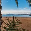 mooi strand in La Azohia, Regio Murcia, Spanje van Joke Van Eeghem