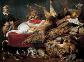 Nature morte d'un butin de chasse avec un serviteur, Paul de Vos par Schilders Gilde Aperçu