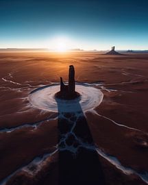 Light show in the desert