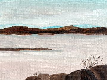 Gedämpfte Landschaft