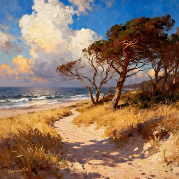 Coastal Whispers 4 by Johannas Art Creations