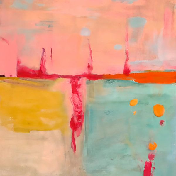 Colourful modern and abstract painting by Studio Allee