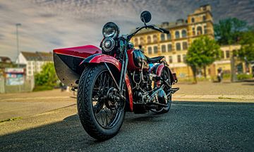 Harley Davidson van Johnny Flash