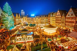 Weihnachtsmarkt in Frankfurt am Main, Hessen, Deutschland