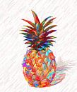 Abstracte ananas van Marion Tenbergen thumbnail