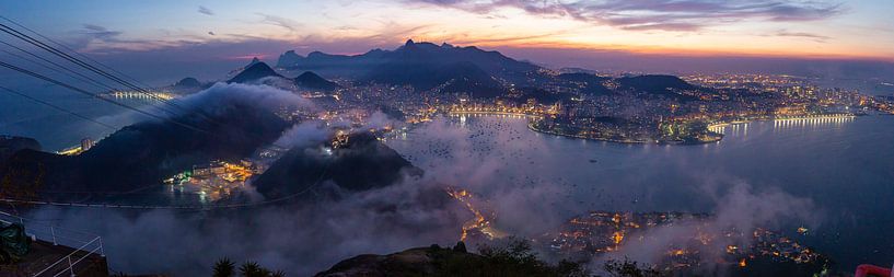 Rio bei Nacht II von Merijn Geurts