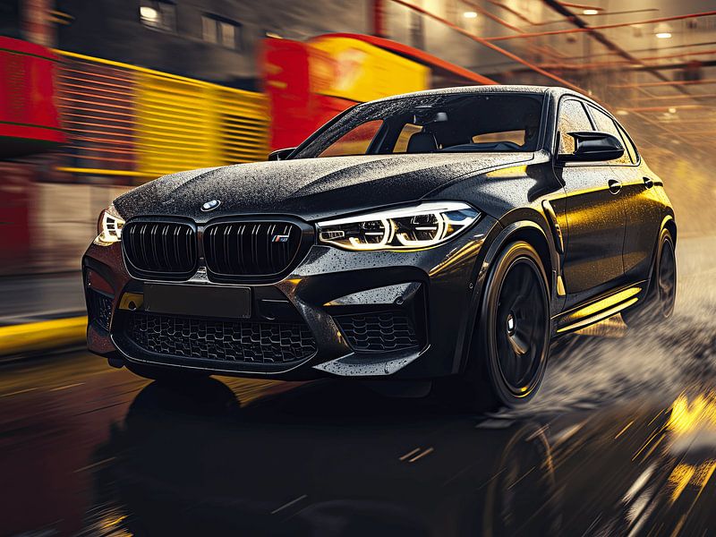 BMW X5M Competition van Tim Kunst en Fotografie