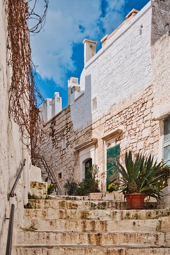 Old staircase in Ostuni