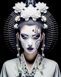 Bloemenkrans van stille elegantie