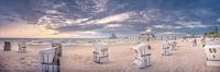 Beach of Heringsdorf on the island of Usedom