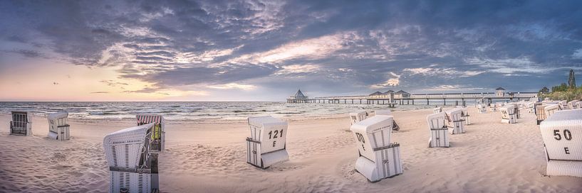 Beach of Heringsdorf on the island of Usedom by Voss Fine Art Fotografie