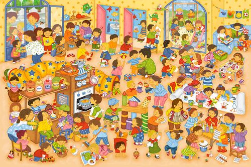 Ein Tag im Kindergarten