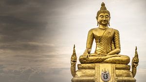 Statue de Bouddha, Phuket (COULEUR) sur Raymond Gerritsen