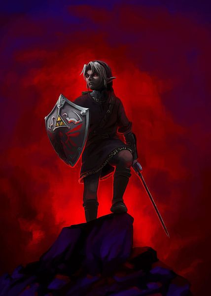 Zelda Link Hero of the Blood Moon by hanzo afthar
