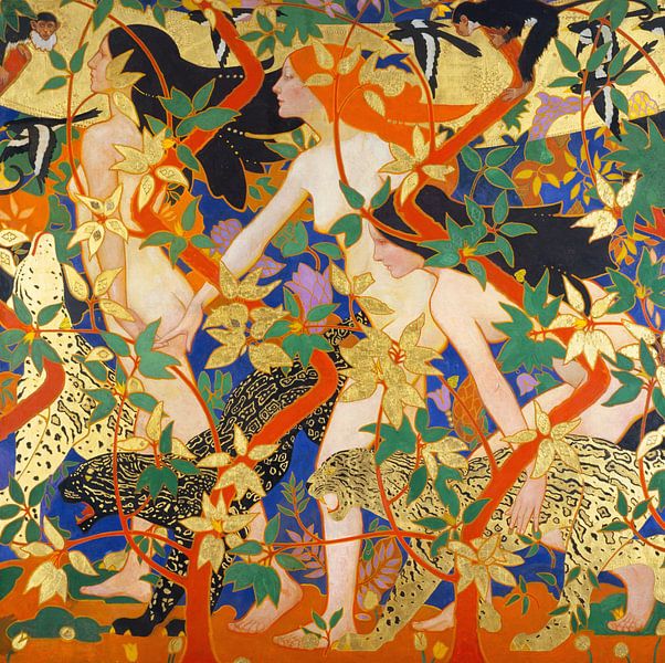 Robert Burns (1869-1941)~The hunt by finemasterpiece