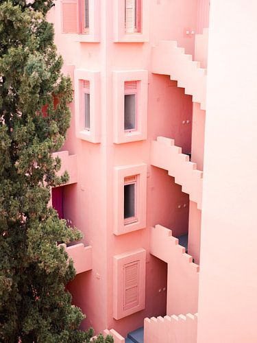 La Muralla Roja von Raisa Zwart Reisefotografiedrucke