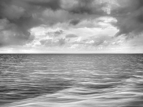 Oceaan Zeewater zwart-wit