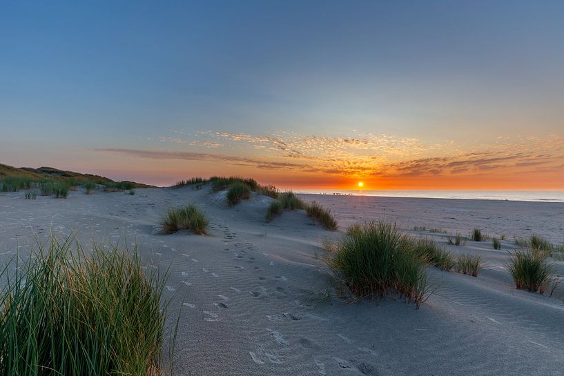 Zonsondergang op Juist van Dirk Rüter