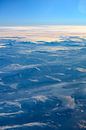 Vogelperspektive auf der Schnee bedeckten Winterlandschaft  in Nord-Norwegen von Sjoerd van der Wal Fotografie Miniaturansicht