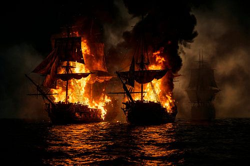 Blazing Naval Battle