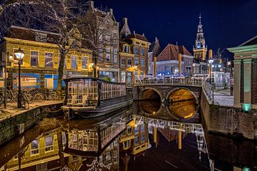 Avond in Alkmaar... van Peter Korevaar