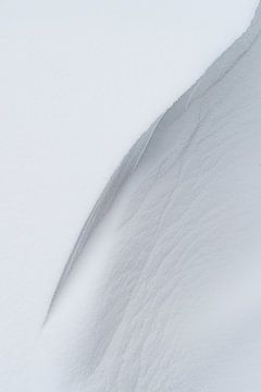 Sneeuw vormen 1 van Henri Boer Fotografie