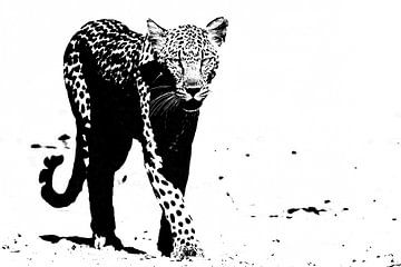 Abstrakter Leopard von Sharing Wildlife