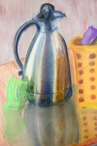 Keukenstilleven met thermoskan (still life kitchen, Stilleben Küche, Nature morte cuisine)