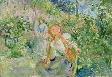 Berthe Morisot,In de tuin van Roche Plate