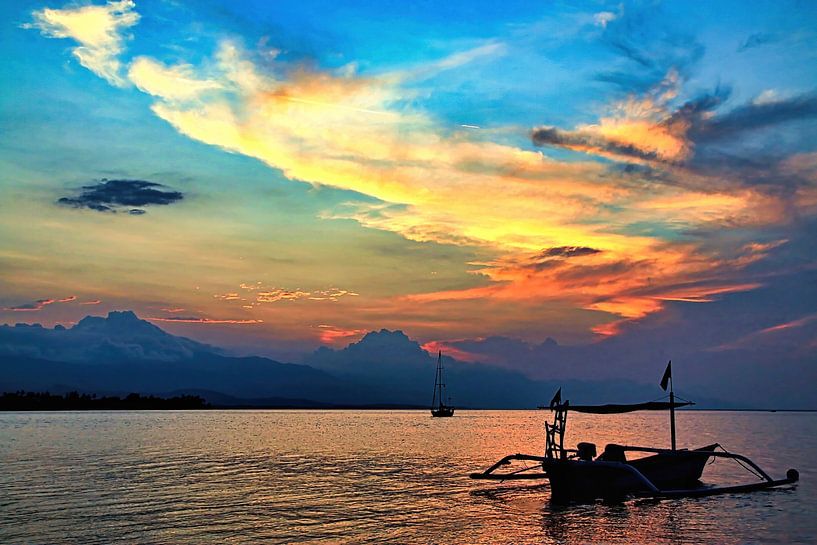 Sunset by Eduard Lamping