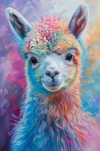 Rainbow Soft - Alpaca in Pastel Splendour - Rainbow