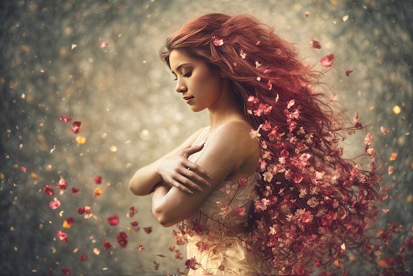 Cheveux de roses par Arjen Roos