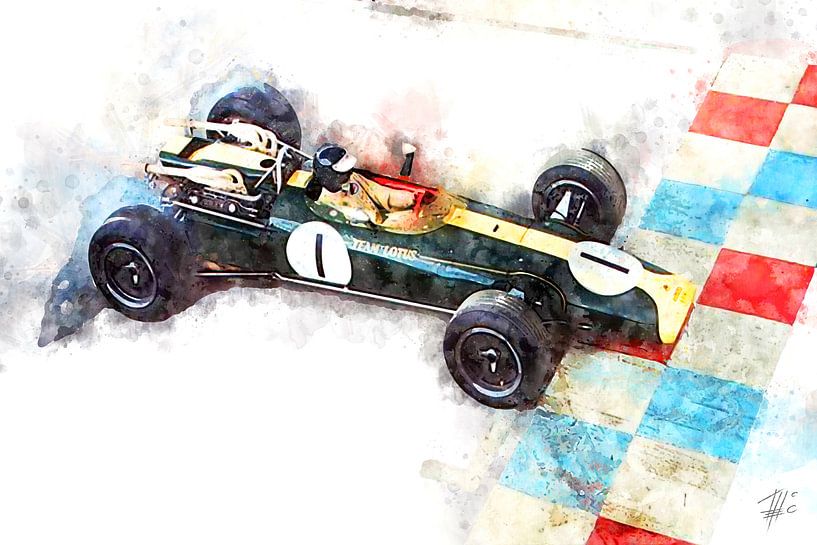 Jim Clark, Lotus 43, 1966 van Theodor Decker