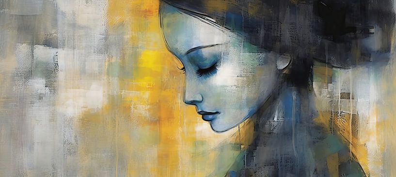 Illuminated Contemplation van Kunst Kriebels