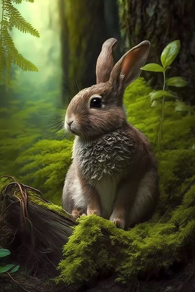 Serenity in the forest by Vythryd Arts