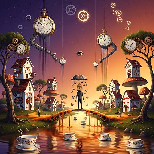 Droomwereld Surrealisme Kunst Schilderij