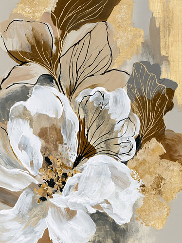 Fleurs en or sur Bert Nijholt