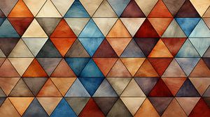 Stained glass Earth tones by ByNoukk