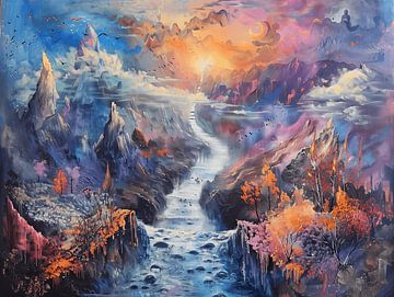 River of Dreams I van Andrea Diepeveen-Loot
