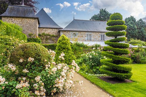 Jardins de la Ballue, Bazouges-la-Pérouse, Bretagne van Christian Müringer