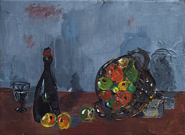Vin et fruits sur Kjeld Olsen
