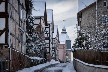 Herleshausen im Winter von Roland Brack