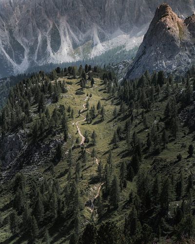 Straße durch die Berge